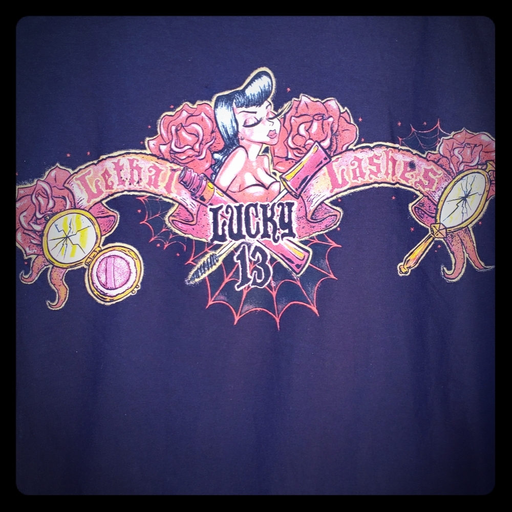 Lucky 13 Women's Lethal Lashes Tee (Various Sizes)